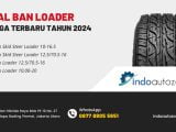 Banner promosi penjualan ban loader berkualitas tinggi dengan harga terjangkau di Indo Autozone.